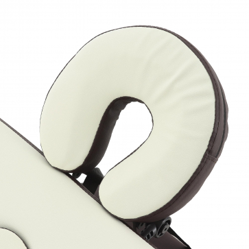 Стол массажный переносной на дерев.раме JF-AY01 PW2.20.13A-00 2-секц кремовый/коричневый - 6